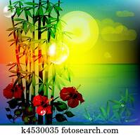 tropische landschaft tropische landschaft