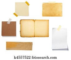 brown old paper note background