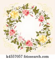 hintergrund, mit, rosen hintergrund, mit, rosen