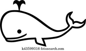 Whale outline Whale outline