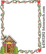 Gingerbread House Corner Gingerbread House Corner