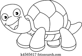 Outlined turtle Outlined turtle