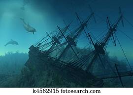 Shipwreck Beneath the Sea Shipwreck Beneath the Sea