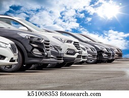 Cars For Sale Stock Lot Row Cars For Sale Stock Lot Row