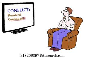 conflicto, continuado