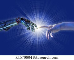 nascimento, de, inteligência artificial, -, binário, estouro