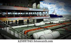 Oil rig platform Oil rig platform