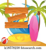 summer, surfen, lager summer, surfen, lager