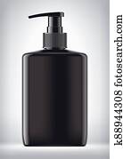 טפטפת, בקבוק, ב, רקע., non-transparent, version.