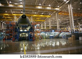 avião, fabricando, facilidade