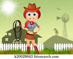 Cowgirl cartoon Cowgirl cartoon