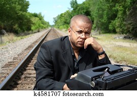 escritor, ligado, a, trilhas