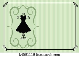 mode, shop., retro, mall, design