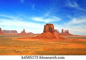 Multiple Buttes of Monument Valley 