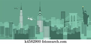 New York cityscape New York cityscape