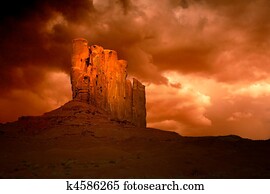 Wicked Storm in Monument Valley Arizona