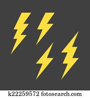 ברק, סמלים, קבע