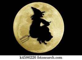 מכשפה של הלוווין, צללית