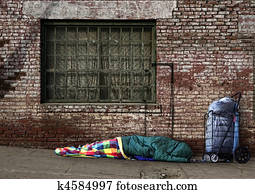 עובר, ללא בית, נפש, לישון, על הרחובות