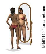 Anorexia - Distorted Body Image Anorexia - Distorted Body Image
