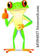 Funny frog cartoon Funny frog cartoon