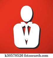 Man manager icon Man manager icon