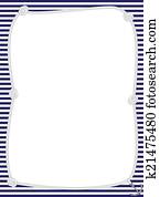 Nautical frame with corner anchor Nautical frame with corner anchor