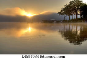 Sunrise Over Lake Okoboji Sunrise Over Lake Okoboji