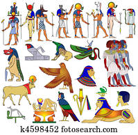 Various themes of ancient Egypt Various themes of ancient Egypt