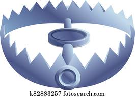 Bear Trap Clip Art | Our Top 368 Bear Trap Vectors | Fotosearch