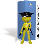 Data security cop guards protect safe files Data security cop guards protect safe files