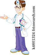  Doctor with clipboard