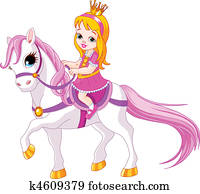 Little princess on horse Little princess on horse
