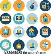 האקר, דירה, איקונים