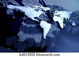 blue world map blue world map