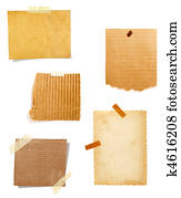 brown old paper note background