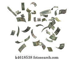 ons dollars, het vallen