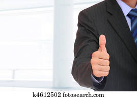 um, atraente, homem negócio