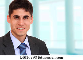 um, atraente, homem negócio