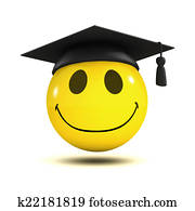 3d Smiley graduate 3d Smiley graduate