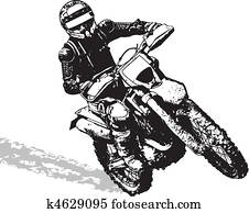 Biker Clip Art Vectors | Our Top 1000+ Biker EPS Images | Fotosearch