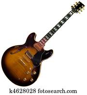 Electric guitar cutout Electric guitar cutout