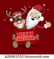 Merry Christmas Creative Background Design