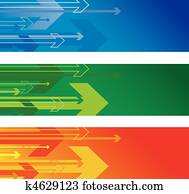 pfeil, banner pfeil, banner