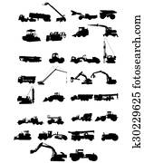 מכונות של בניה, צלליות