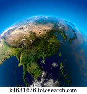 Beautiful Earth - East Asia from space Beautiful Earth - East Asia from space