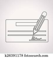 cheque icon