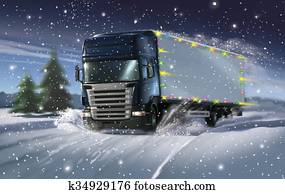 Christmas truck Christmas truck