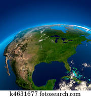 North America, the view from the satellites North America, the view from the satellites