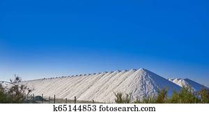 Santa Pola salinas saltworks mounts Spain